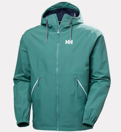 Sandoy Rain Jacket in Opal Green