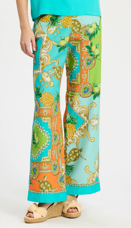 Gianna Positano Cotton Linen Pant