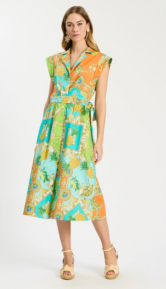 Paige Positano Cotton Shirtdress