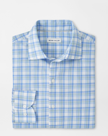 Waterrock Cotton Lyocell Sport Shirt in Stream Blue