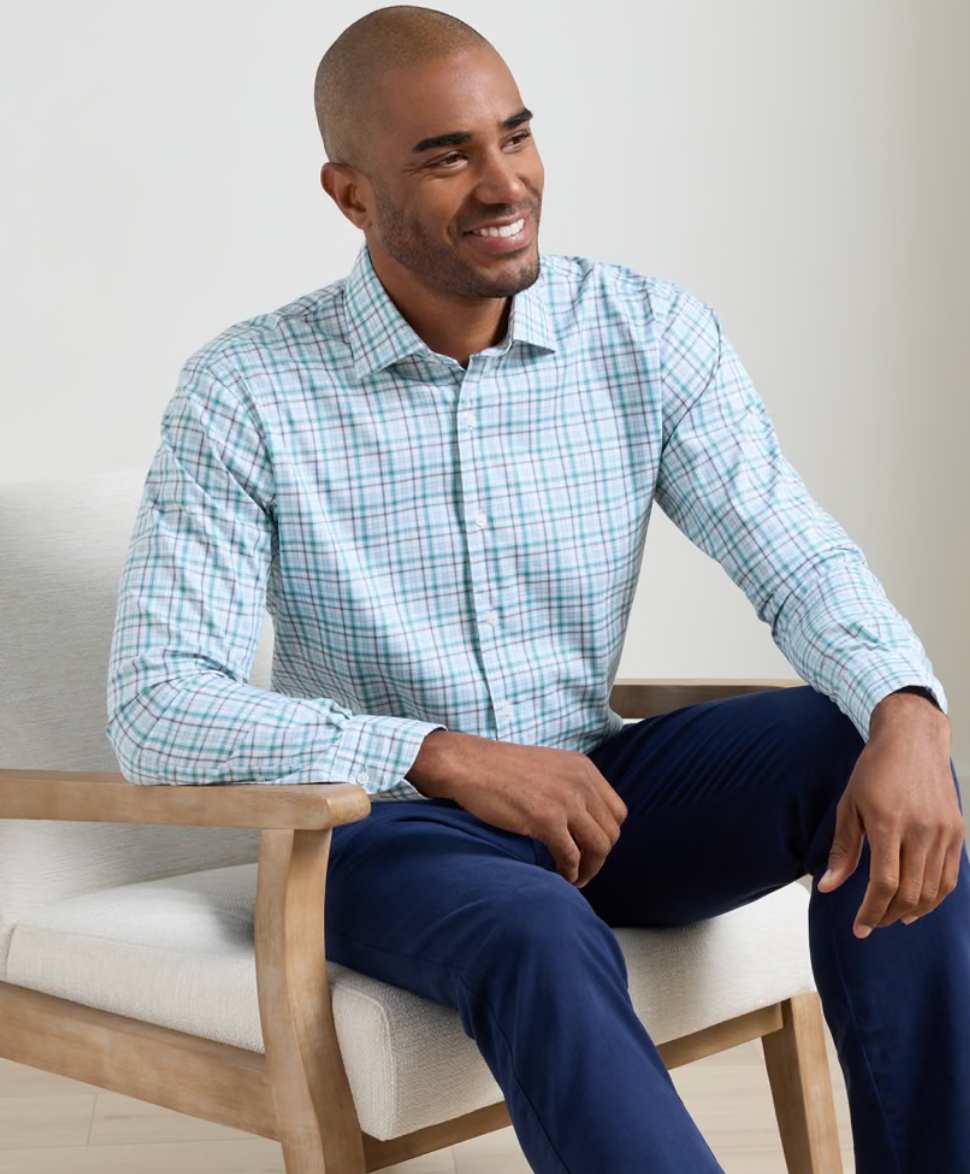 Simon Crown Lite Cotton-Stretch Sport Shirt