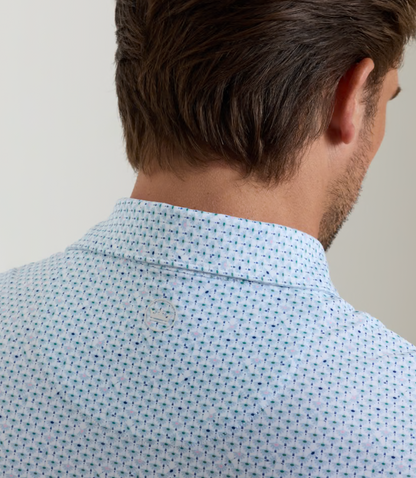 Flock Performance Jersey Polo in White