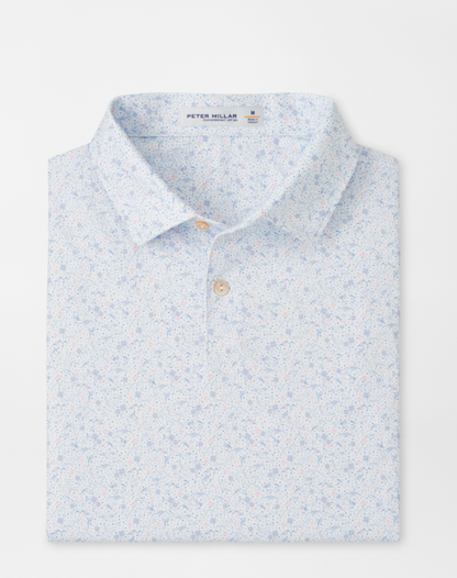 Featherweight Land of The Free Performance Polo in White