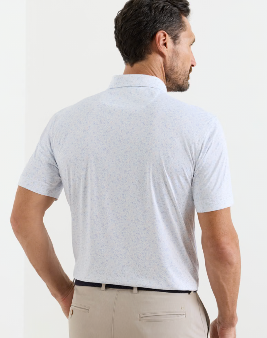 Featherweight Land of The Free Performance Polo in White