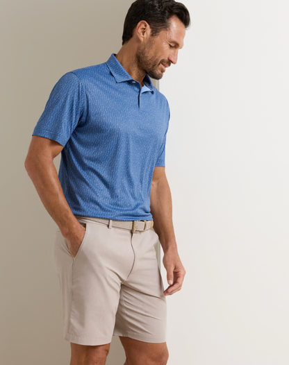 Featherweight Flights Performance Polo in Windsor Blue