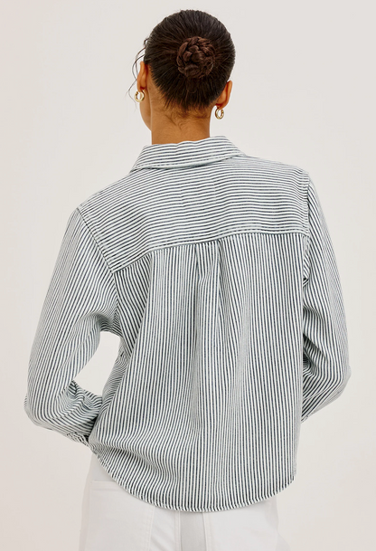 Noa Shirt in Railroad Stripe