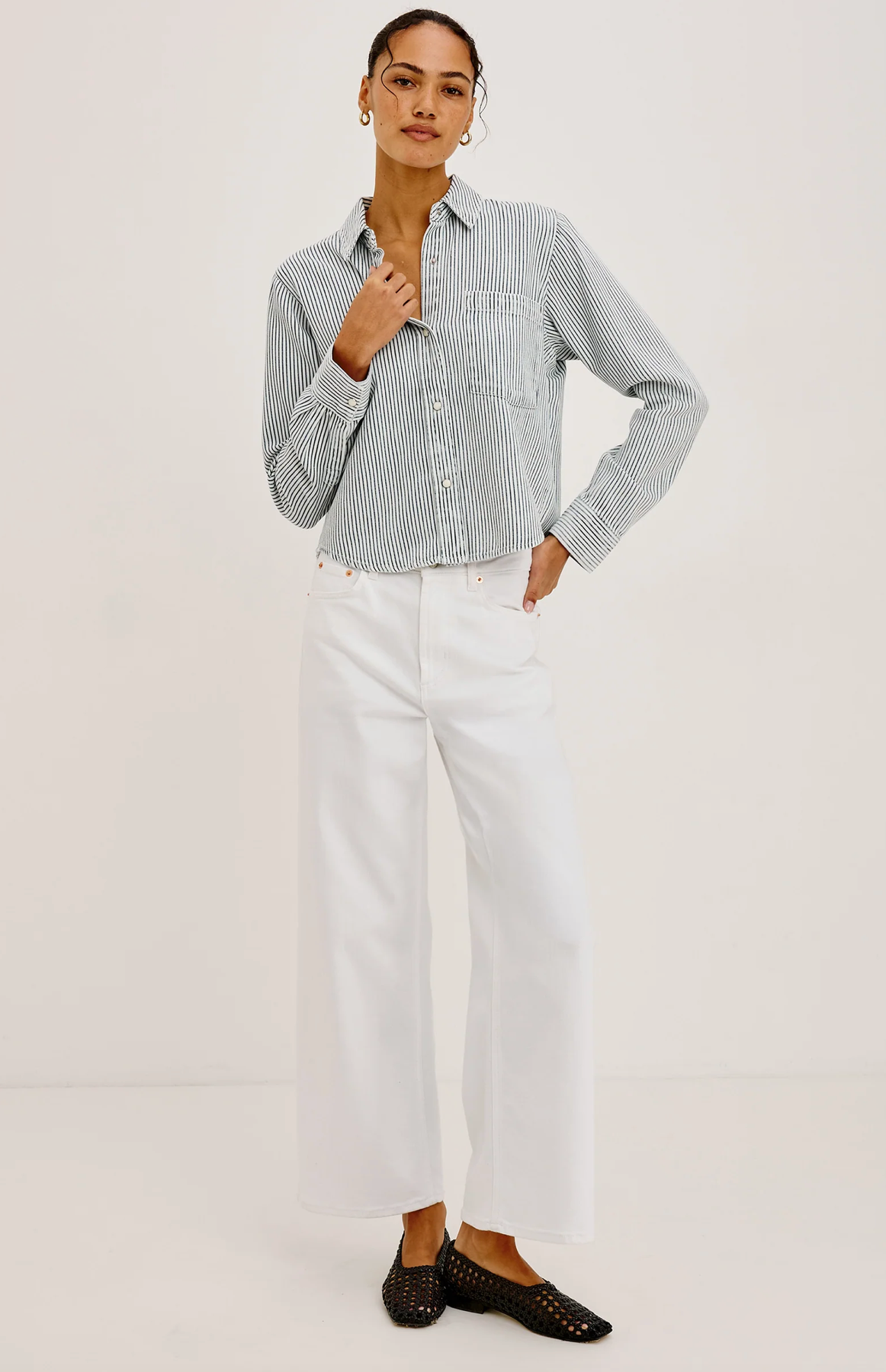 Noa Shirt in Railroad Stripe