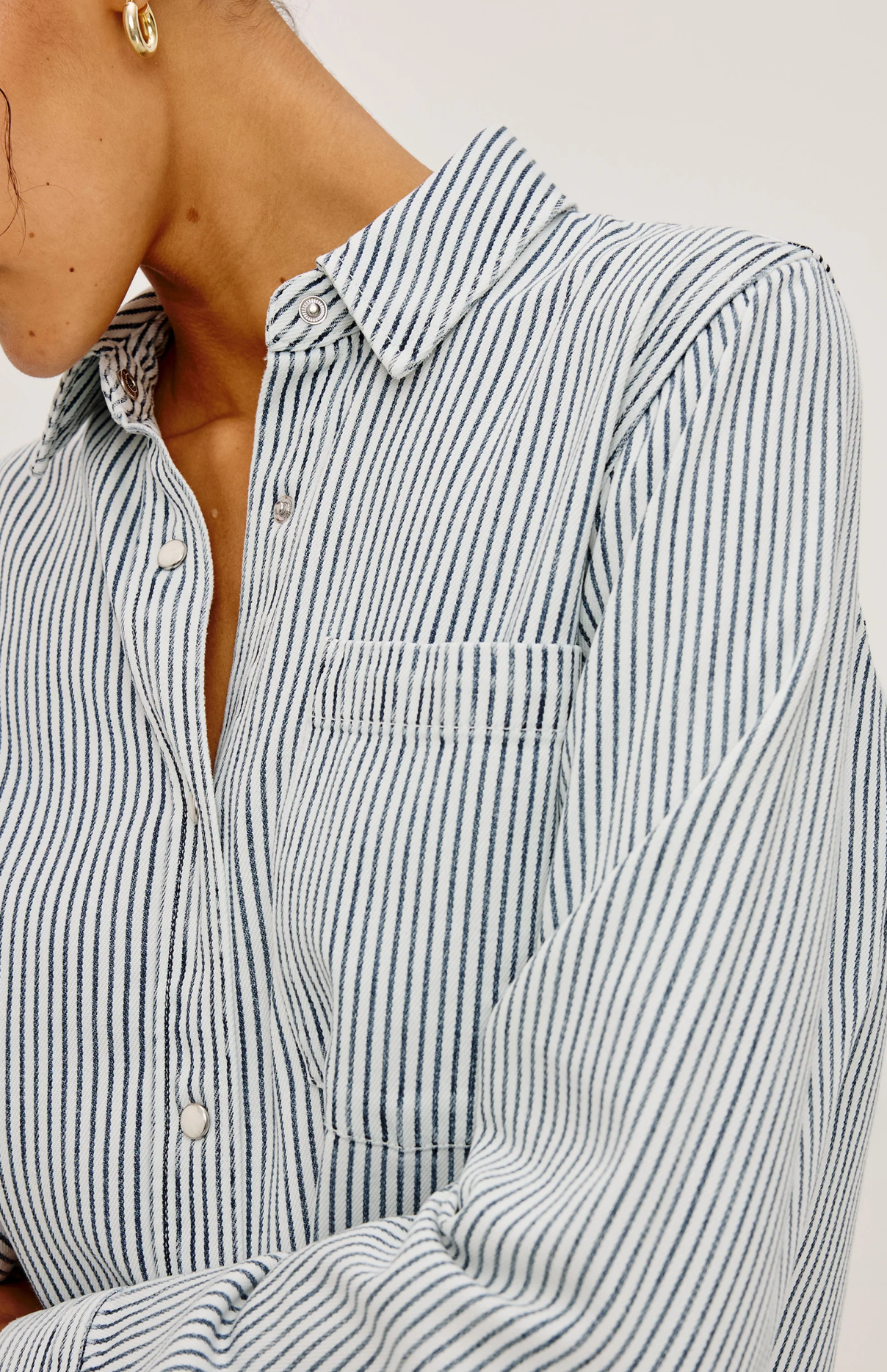 Noa Shirt in Railroad Stripe