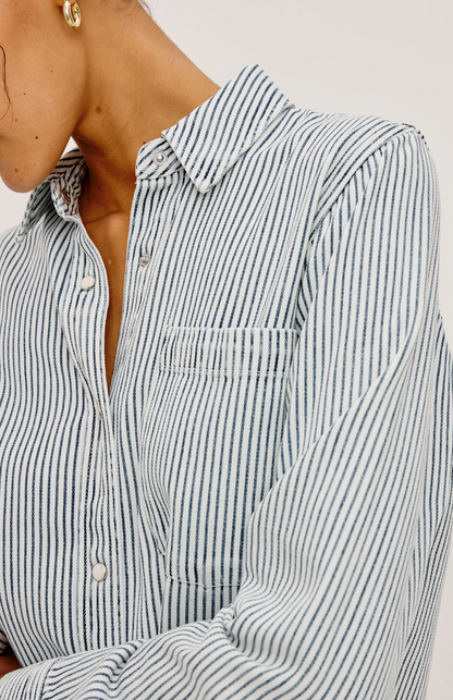 Noa Shirt in Railroad Stripe