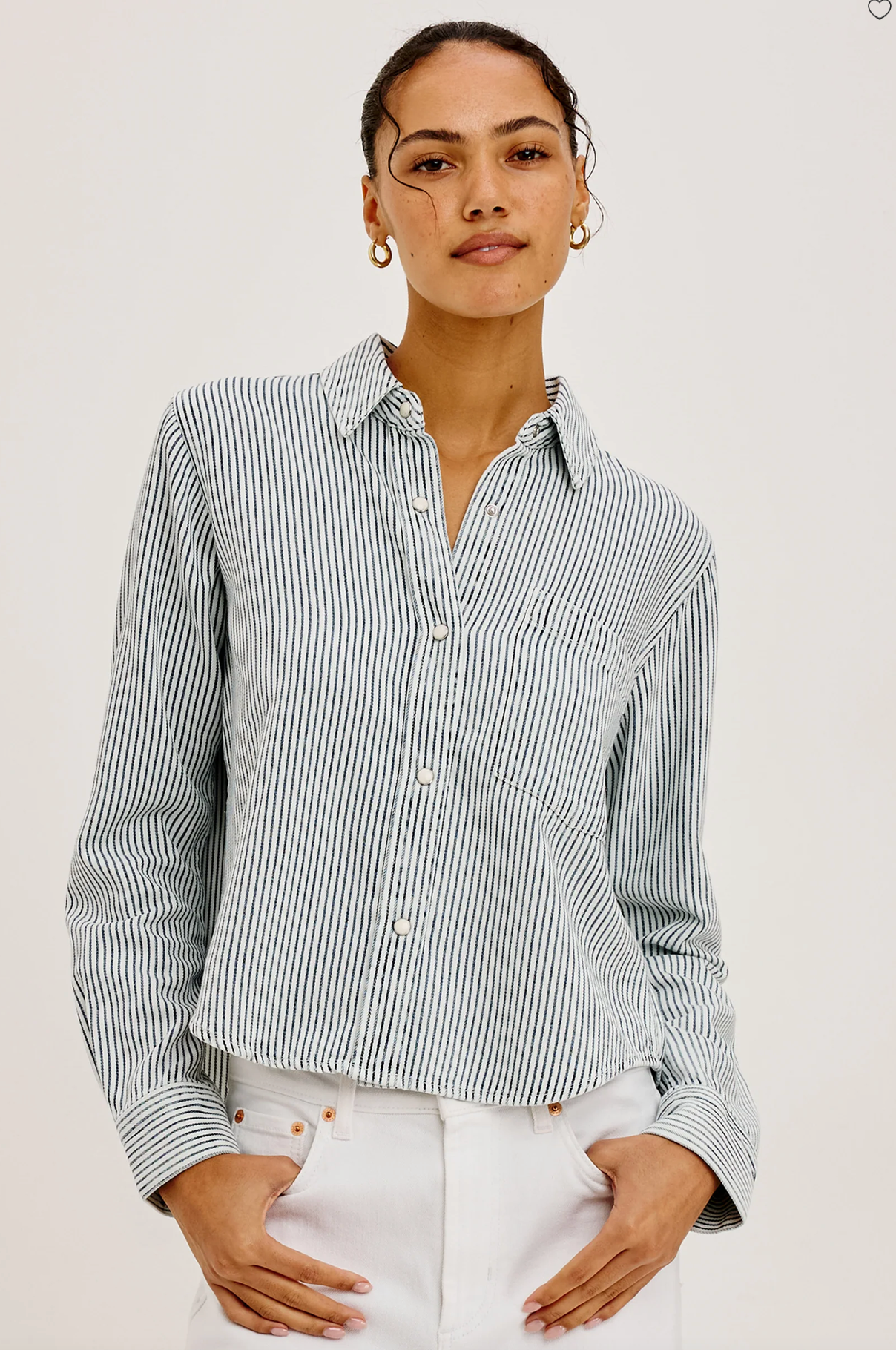 Noa Shirt in Railroad Stripe