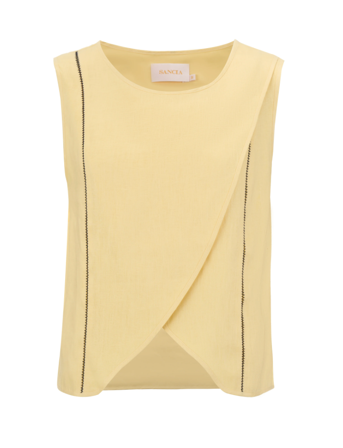 The Nancy Top in Limoncello