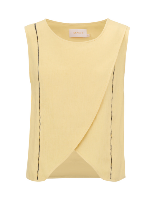 The Nancy Top in Limoncello