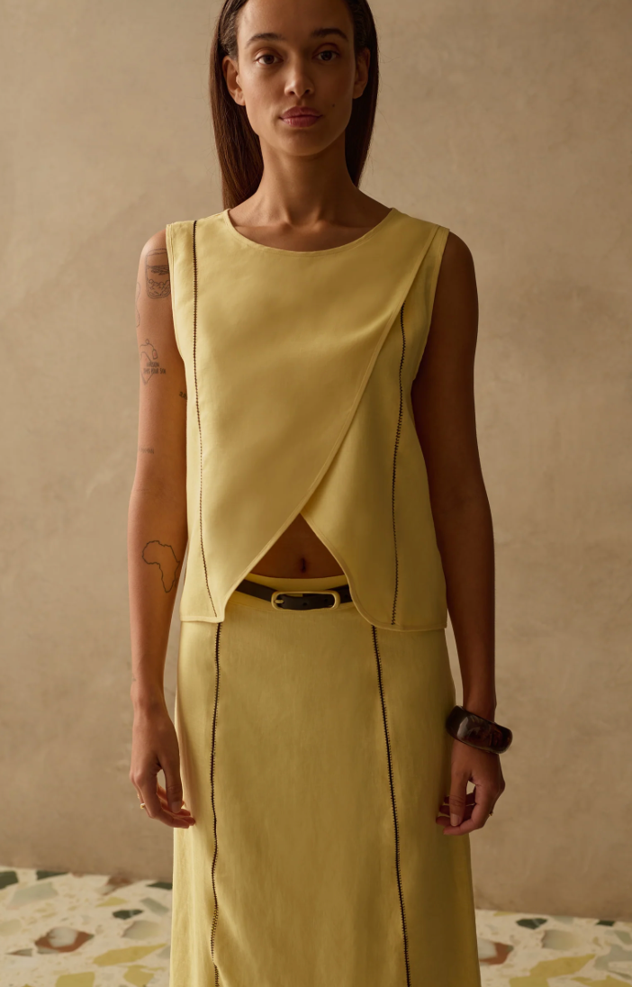 The Nancy Top in Limoncello