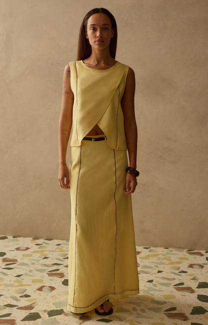 The Nancy Top in Limoncello