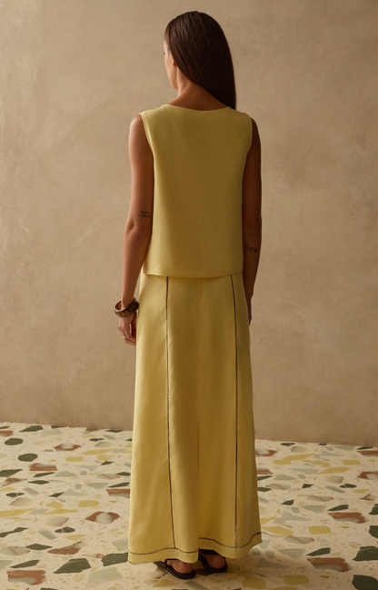 The Nancy Top in Limoncello