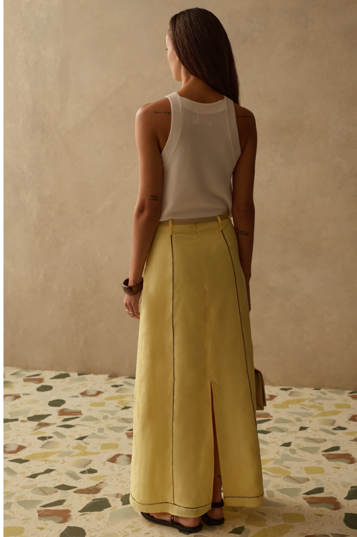 The Indy Skirt in Limoncello