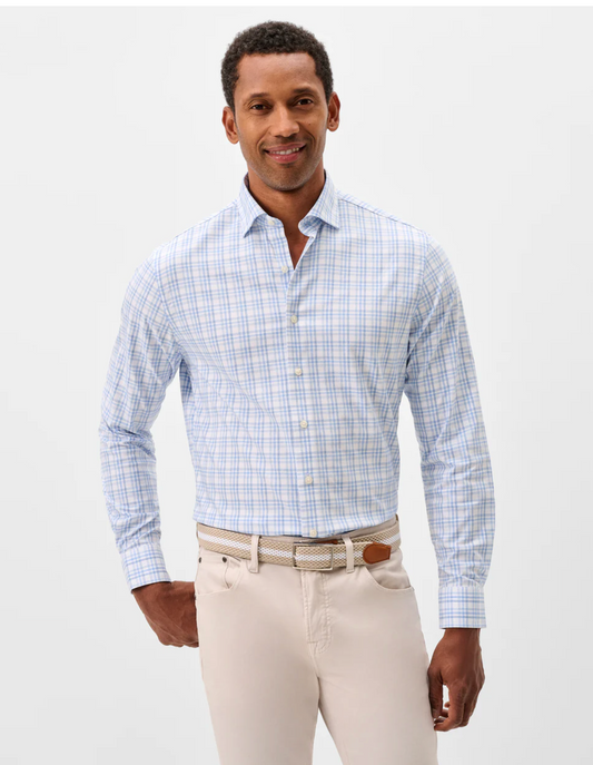 Everyday Performance Button Down Shirt-Rafael Multi Pane