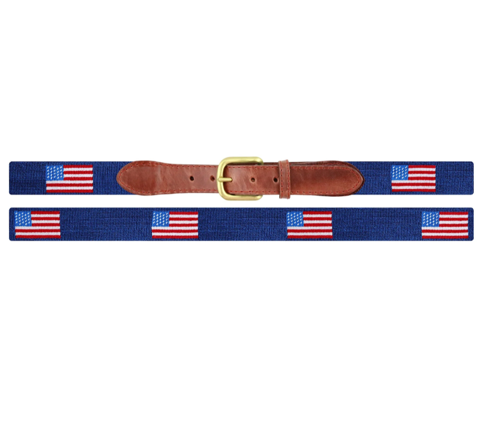 American Flag Belt (Dark Navy)