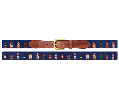 Bourbon Bottles Belt (Classic Navy)