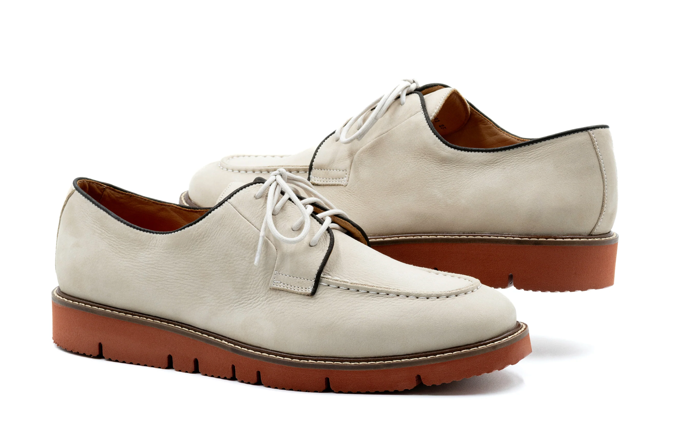 Charleston Nubuck Blucher in Bone