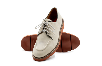 Charleston Nubuck Blucher in Bone