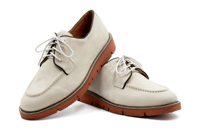Charleston Nubuck Blucher in Bone