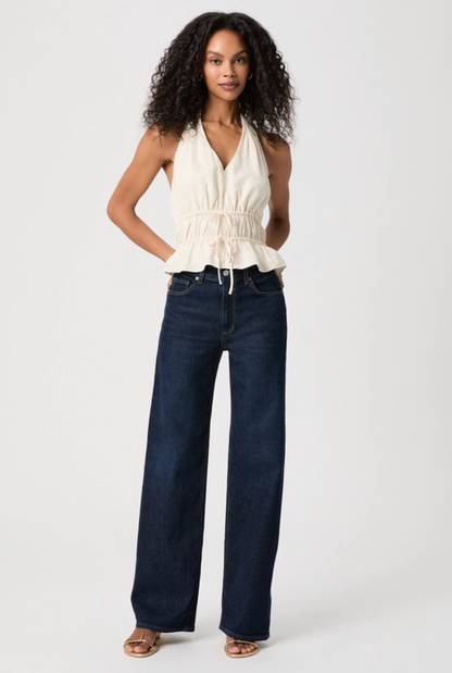 Sasha 32 Inch Wide Leg Jean in Dwell