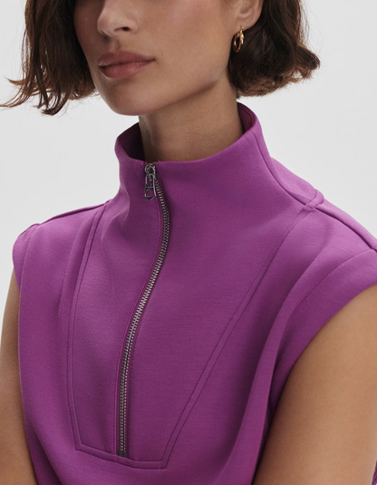 Magnolia Half Zip Tank 2.0
