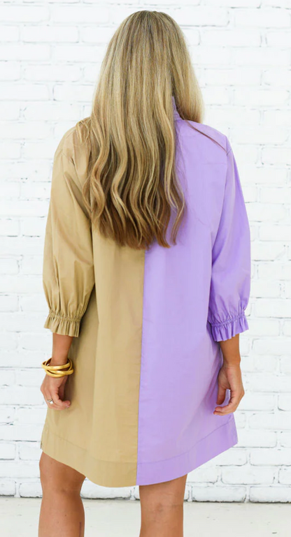 Kelsey Contrast Dress