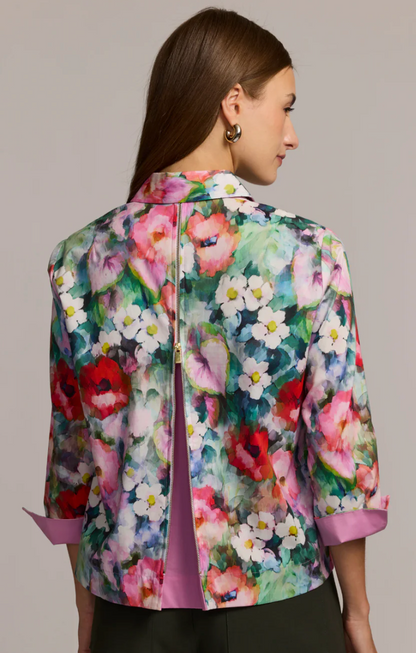 New Xena 3/4 Watercolor Garden Shirt