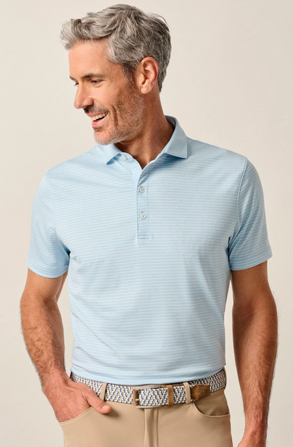 Performance Jersey Polo-Michael Stripe