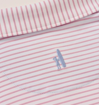 Performance Jersey Polo-Michael Stripe