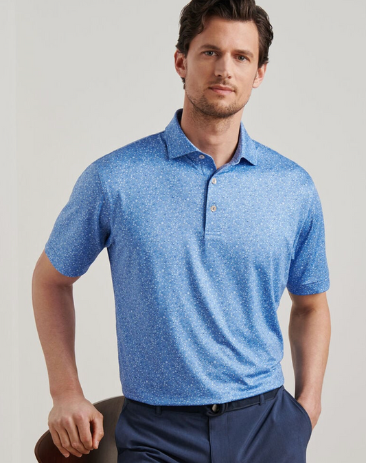 Crown Sport-Champagne And Caviar Performance Jersey Polo