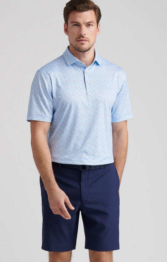 Crown Sport-Costanzo Geo Performance Jersey Polo