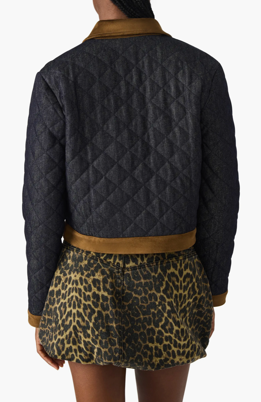 Agatha Quilted Denim Jacket