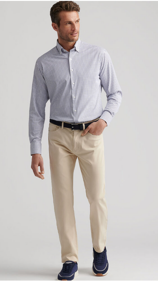 Crown-Signature Sateen Five-Pocket Pant