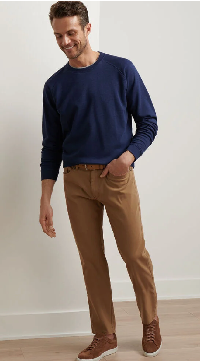 Crown-Signature Sateen Five-Pocket Pant