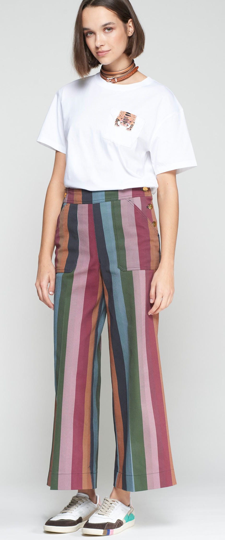 Trouser  Muriel Raya Gabardina