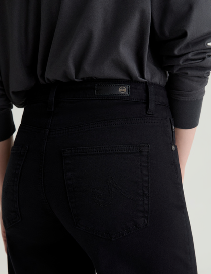 Saige Wide Leg Crop-Mid Rise Fit