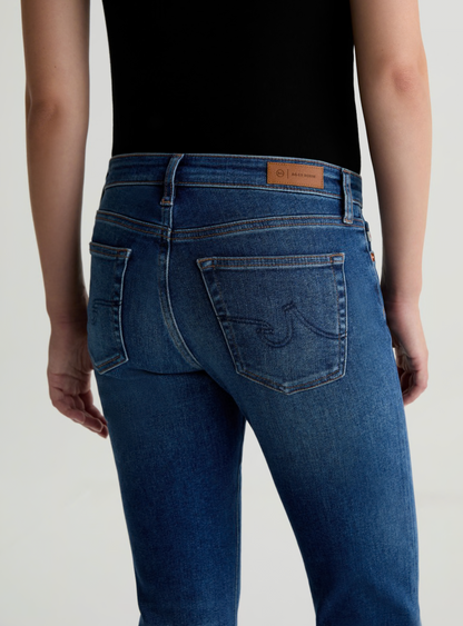 Angel With Split Hem- Low Rise Boot Cut Denim