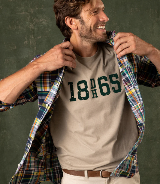 1865 Flocked Graphic T-Shirt-160th Anniversary Edition