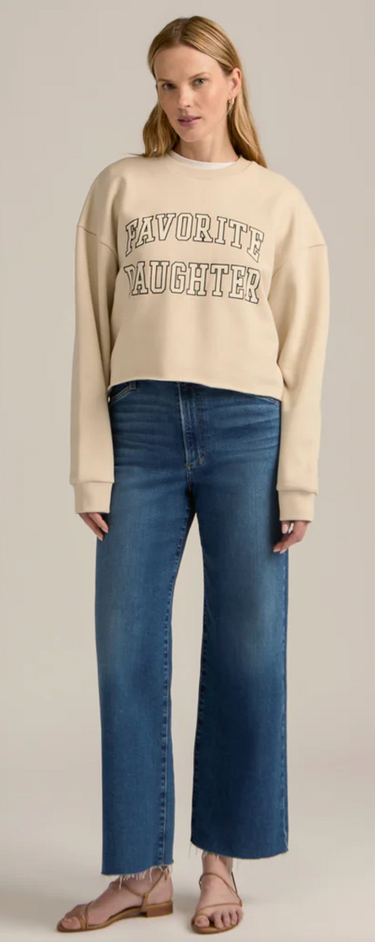 The Cropped Collegiate Sweatshirt