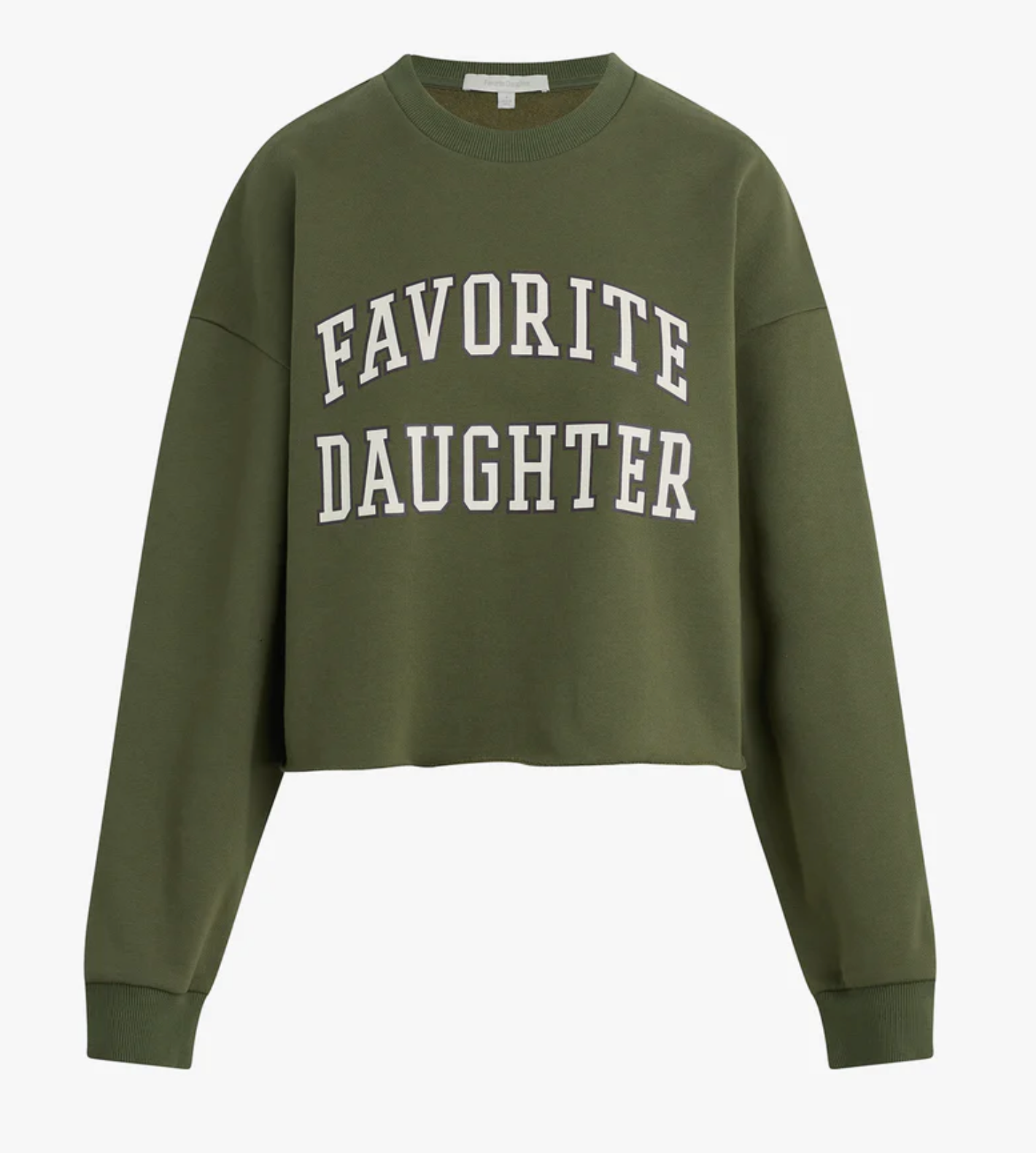 The Cropped Collegiate Sweatshirt