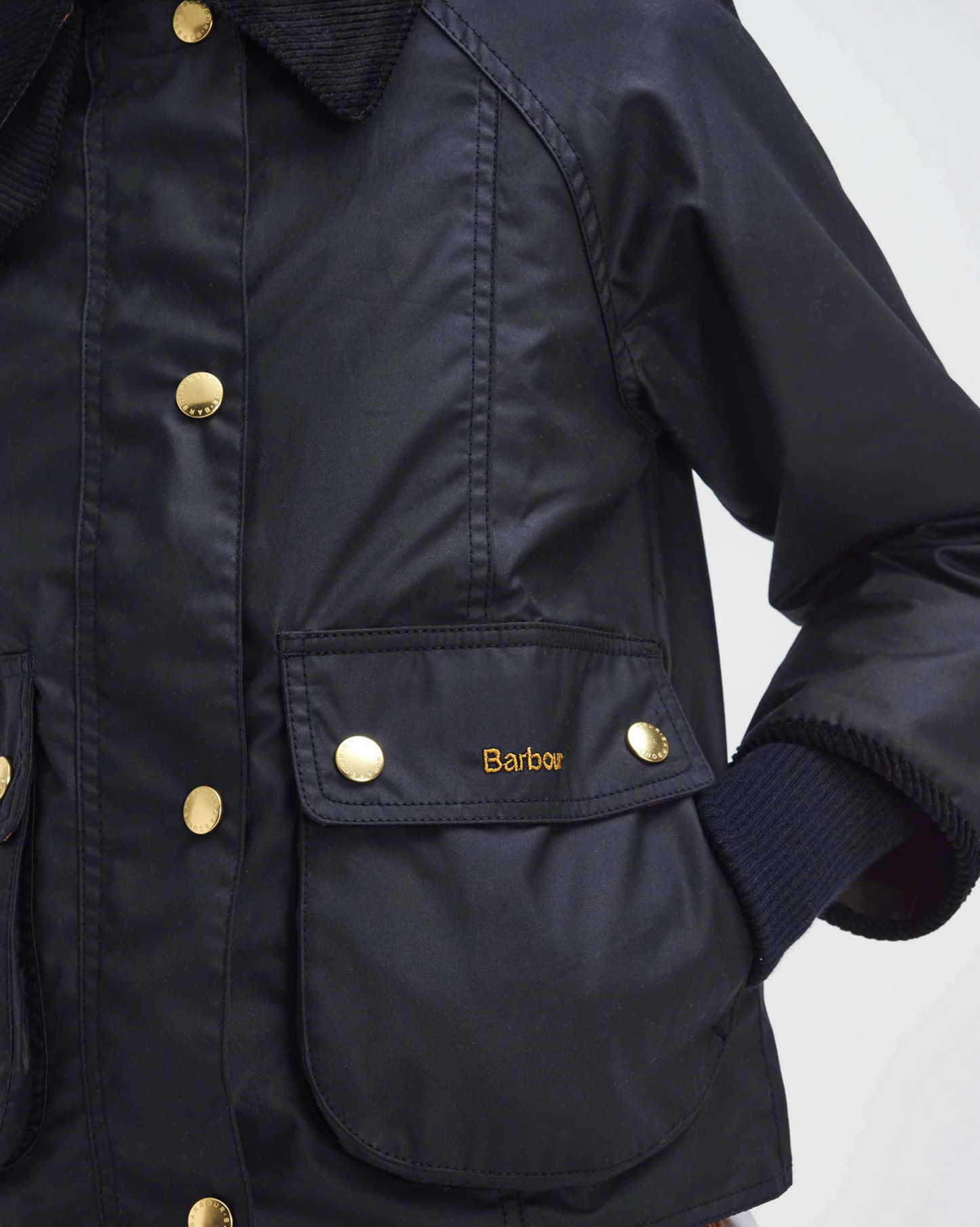 Cropped Beadnell Waxed Jacket