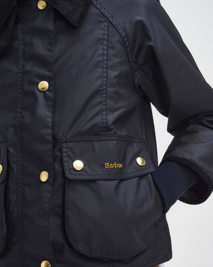 Cropped Beadnell Waxed Jacket