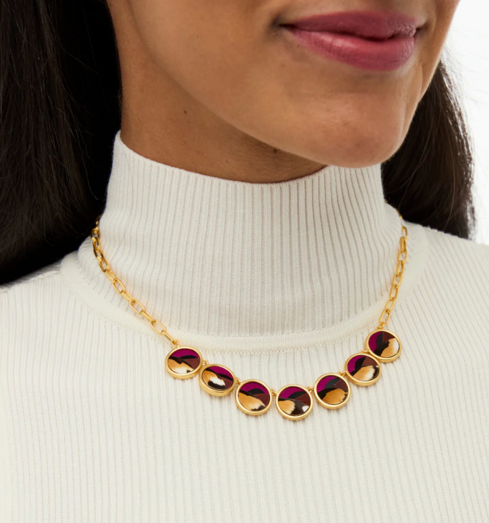 Ella Multi-Bezel Necklace