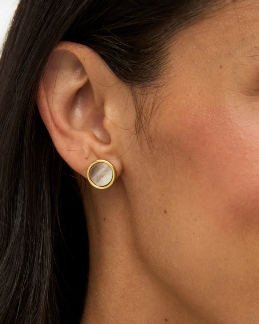 Riley Bezel Jacket Earring