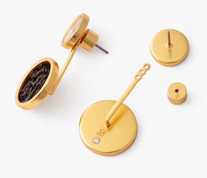 Riley Bezel Jacket Earring