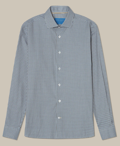 Reynolds Ultra Light Weight Brushed Check Shirt