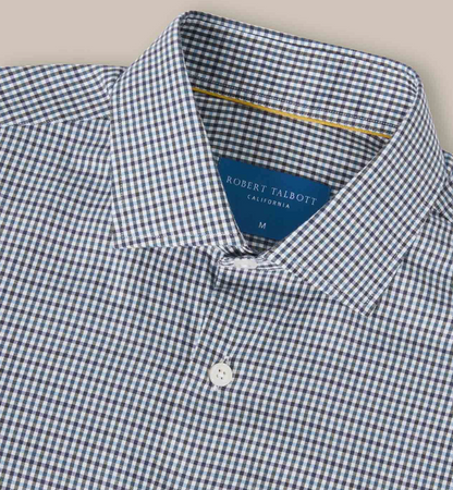 Reynolds Ultra Light Weight Brushed Check Shirt